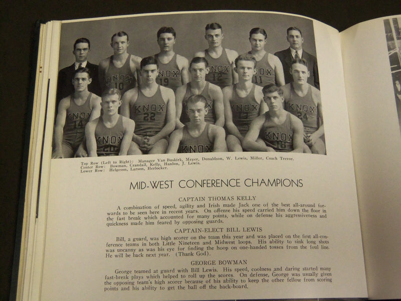 1935 THE GALE KNOX COLLEGE YEARBOOK VOLUME NO. 44 - GALESBURG ILLINOIS - YB 886