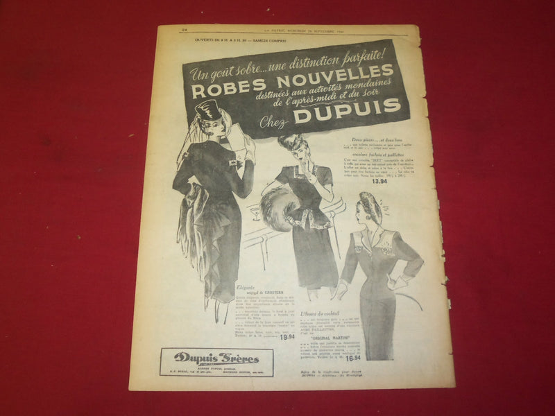 1945 SEP 26 LA PATRIE NEWSPAPER-FRENCH-LA RUSSIE VEUT LE CONTROLE DUJAPON-FR1885