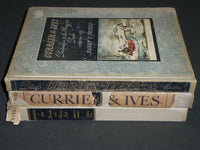 1942 CURRIER & IVES VOLUME LOT OF 3 - GREAT PLATES INSIDE - KD 2451