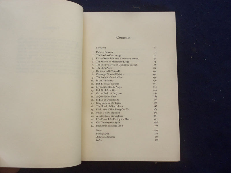 1969 GRANT TAKES COMMAND HARDCOVER BOOK BY BRUCE CATTON - KD 8263