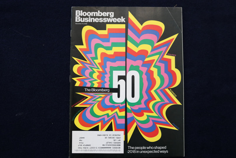 2018 DEC 10 BLOOMBERG BUSINESSWEEK MAGAZINE - THE BLOOMBERG 50 COVER - E 11748