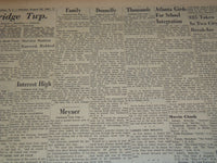 1961 AUGUST 28 EVENING NEWS NEWSPAPER - PALMER DONNELLY MAKES IT - NP 2151U