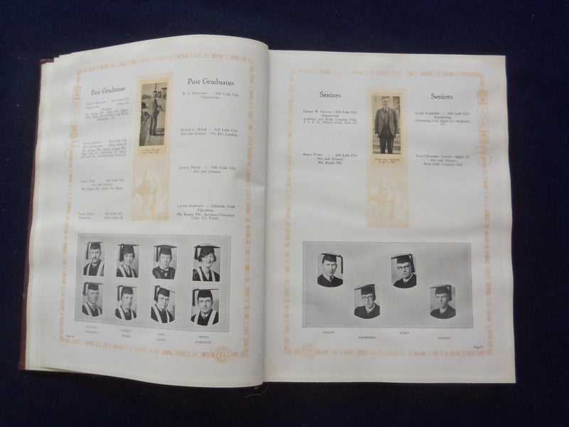1929 THE UTONIAN UNIVERSITY OF UTAH YEARBOOK - SALT LAKE CITY, UTAH - YB 3123