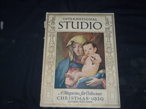 1929 CHRISTMAS INTERNATIONAL STUDIO MAGAZINE - NICE COVER - B 91