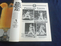 1991 DETROIT TIGERS SCOREBOOK & PROGRAM - SP 6481O