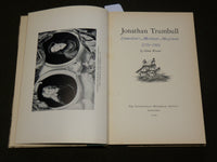 1956 JONATHAN TRUMBULL 1710-1785 HARDCOVER BOOK BY GLENN WEAVER - KD 6081