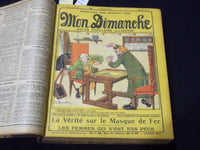 1911 MON DIMANCHE REVUE POPULAIRE ILLUSTREE FRENCH BOUND VOLUME - KD 3352G