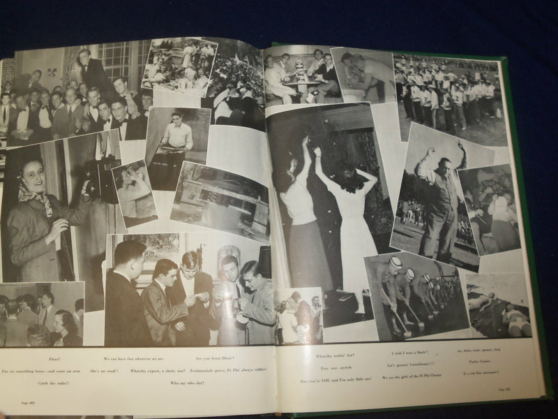 1949 YACKETY YACK UNIVERSITY OF NORTH CAROLINA YEARBOOK-CHAPEL HILL, NC- YB 1867