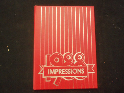 1988 IMPRESSIONS PEQUANNOCK VALLEY SCHOOL YEARBOOK- POMPTON PLAINS, NJ - YB 3166