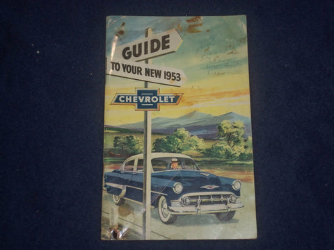 1953 NEW CHEVROLET GUIDE - J 6437