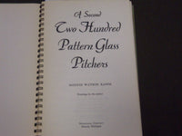 1940-1941 TWO HUNDRED PATTERN GLASS PITCHERS LOT OF 2 VOLUMES - J 5189