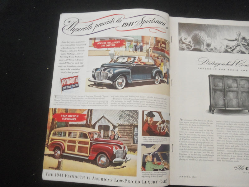 1940 OCTOBER COUNTRY LIFE MAGAZINE - NICE COVER, STORIES & PHOTOS - ST 3660C