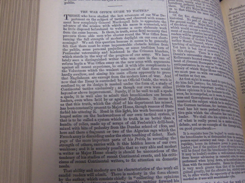 1873 JULY-DECEMBER SATURDAY REVIEW BOUND VOLUME - PUBLISHED IN LONDON - R 1145