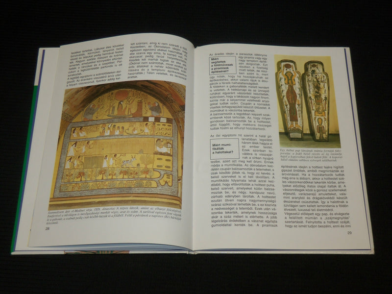 1997 AZ OKORI EGYIPTOM HARDCOVER BOOK - HUNGARIAN - R 723C