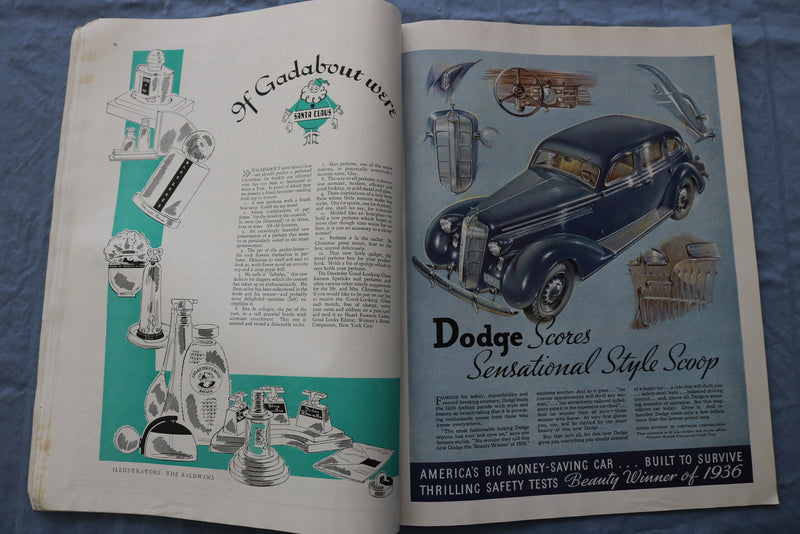 1935 DECEMBER WOMAN'S HOME COMPANION MAGAZINE - GREAT STORIES & ADS - SP 4787E