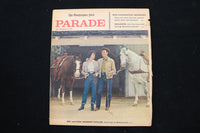 1960 SEPTEMBER 25 PARADE MAGAZINE - MR. AND MRS. ROBERT TAYLOR COVER - E 25878