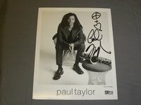 PAUL TAYLOR 8 X 10 AUTOGRAPHED PHOTO - JAZZ SAXOPHONIST - J 4026