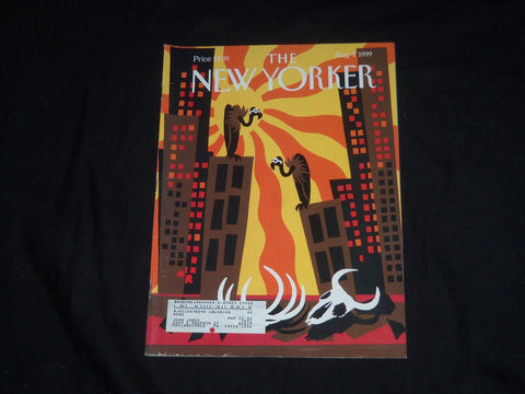 1999 AUGUST 9 THE NEW YORKER MAGAZINE - ILLUSTRATED COVER - NY 1866