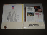 1992 BASKETBALL HALL OF FAME PROMOTIONAL PACKAGE - SPRINGFIELD MASS. - J 2592