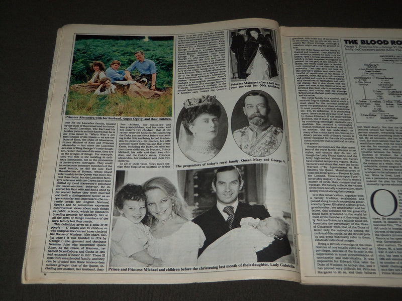 1981 JULY 26 NEW YORK TIMES MAGAZINE SECTION - CHARLES & DIANA COVER - J 3066
