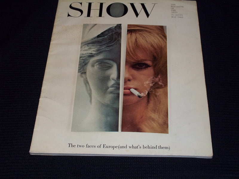 1962 MAY SHOW MAGAZINE - THE TWO FACES OF EUROPE FRONT COVER - E 20177