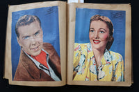 1940'S HOLLYWOOD SCRAPBOOK - HUMPHREY BOGART-CLARK GABLE-FRANK SINATRA - E 24930
