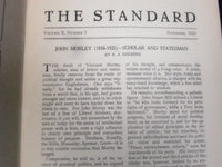 1919-1923 THE STANDARD ETHICAL THINKING MAGAZINE LOT OF 6 ISSUES - O 2695