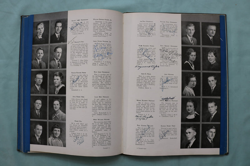 1936 THE RECHAUFFE EASTON HIGH SCHOOL YEARBOOK - EASTON, PENNSYLVANIA - YB 3554