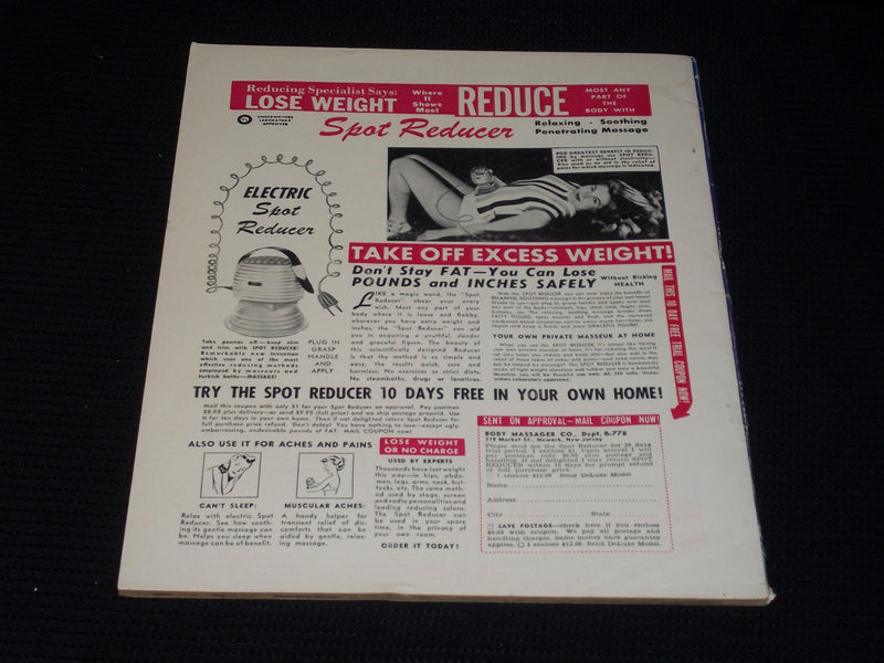 1955 AUGUST TV PEOPLE MAGAZINE - LIBERACE FRONT COVER - E 3454