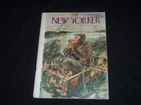 1948 NOVEMBER 20 THE NEW YORKER MAGAZINE - ILLUSTRATED COVER - NY 238