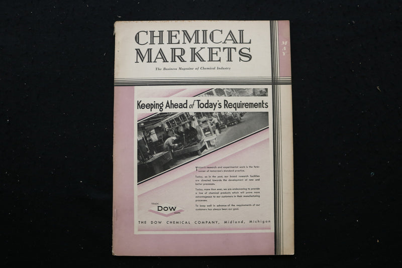 1932 MAY CHEMICAL MARKETS MAGAZINE - KEEPING AHEAD COVER - SP 4190C