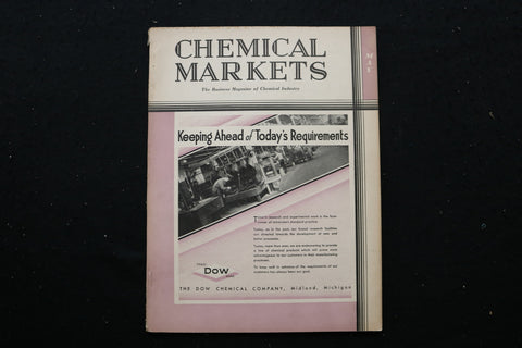 1932 MAY CHEMICAL MARKETS MAGAZINE - KEEPING AHEAD COVER - SP 4190C