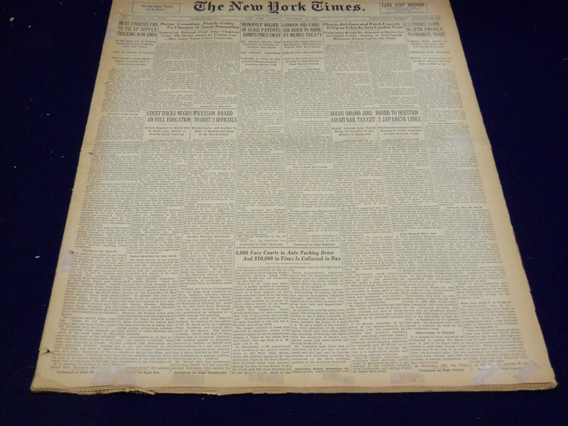 1938 DECEMBER 13 NEW YORK TIMES - GEORGE BURNS PLEADS GUILTY - NT 3112