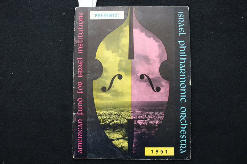 1951 ISRAEL PHILHARMONIC ORCHESTRA PROGRAM - K 2272