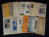 1940'S-1970'S ASSORTED NEW YORK STATE EPHEMERA LOT OF 17 PIECES - K 2087