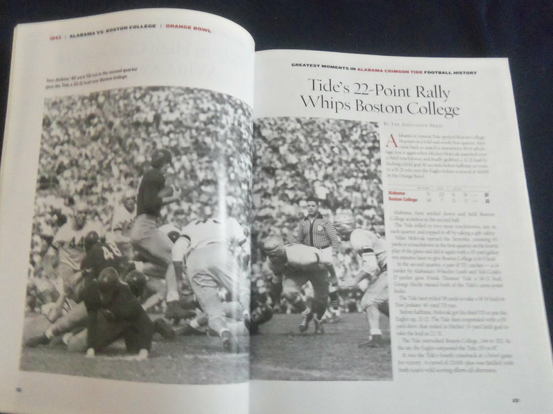 2002 GREATEST MOMENTS IN ALABAMA CRIMSON TIDE FOOTBALL HISTORY - SP 1221J
