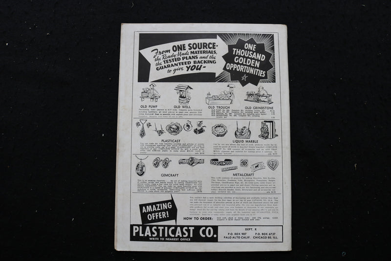 1953 JANUARY CRAFTS & HOBBIES MAGAZINE - LEWIS SORENSEN COVER - SP 4188F
