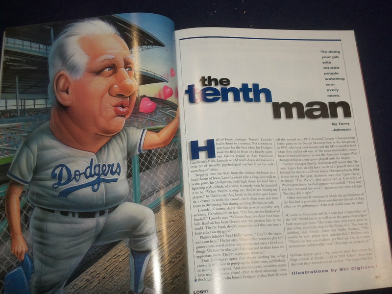 1997 AMERICAN LEAGUE CHAMPIONSHIP SERIES PROGRAM - CLEVELAND - BALTIMORE-ST 6524