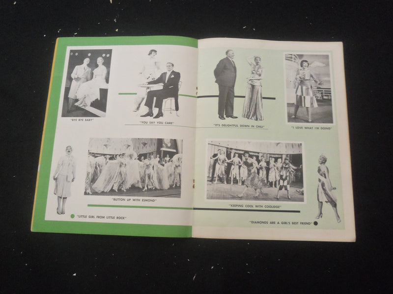 1949 GENTLEMEN PREFER BLONDES SOUVENIR SHOW PROGRAM - CAROL CHANNING - B 1140S