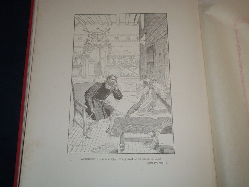 1839 LES ETAPES DE GUTENBERG FRENCH BOOK BY LOUIS LERICHE - KD 1111T