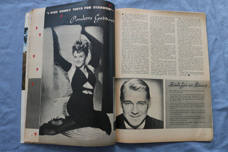 1943 JUNE MOTION PICTURE COMBINED W/HOLLYWOOD MAGAZINE - GINGER ROGERS- ST 1003I