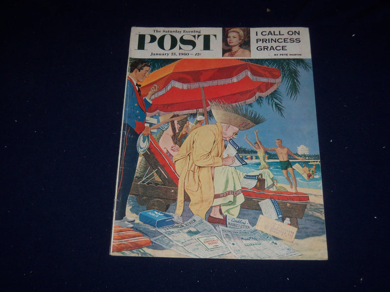 1960 JANUARY 23 THE SATURDAY EVENING POST MAGAZINE - ILLUSTRATED COVER - SP 5717