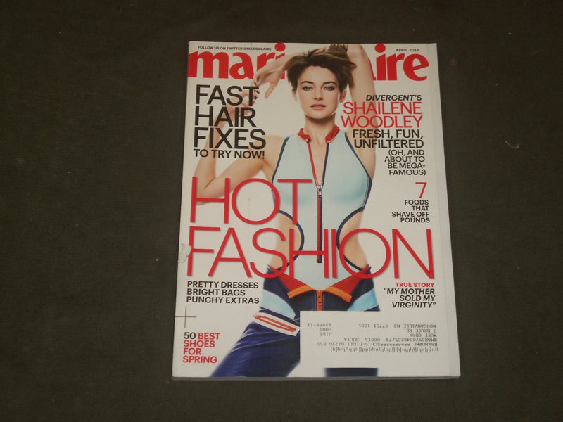 2014 APRIL MARIE CLAIRE MAGAZINE - SHAILENE WOODLEY COVER - B 3365