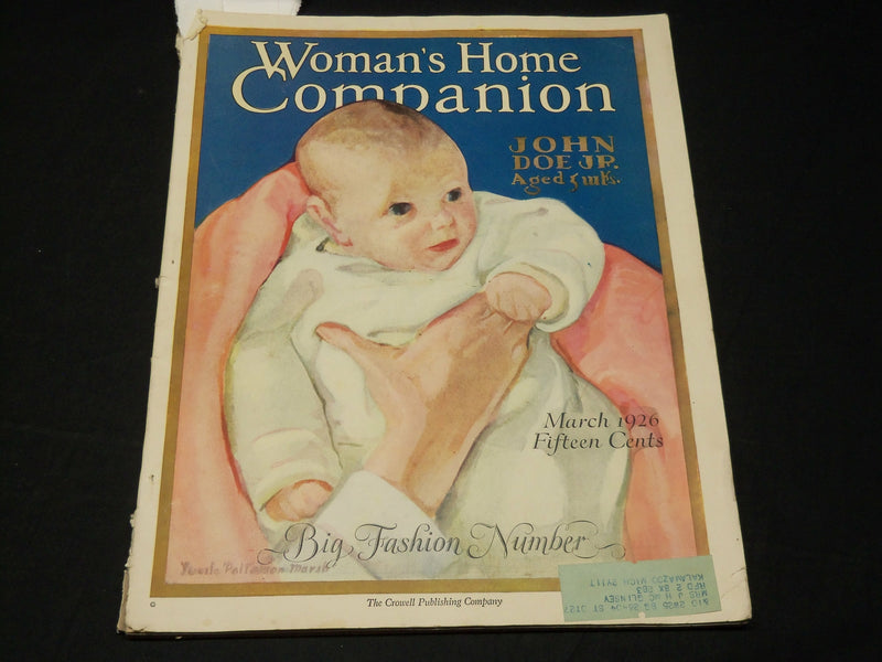 1926 MARCH WOMAN'S HOME COMPANION MAGAZINE - BEAUTIFUL FRONT COVER - F 567V