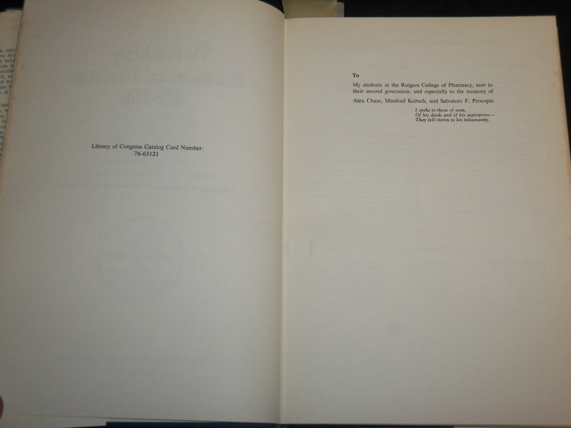 1970 THE NEW JERSEY PHARMACEUTICAL ASSOCIATION BOOK BY DAVID COWEN - I 2020