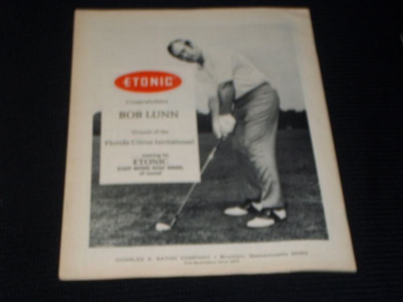 1970 MARCH 17 GOLF WORLD MAGAZINE - BOB LUNN FRONT COVER - E 6477