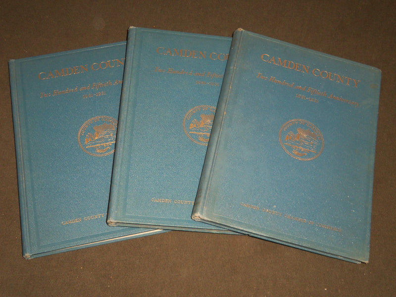 1931 CAMDEN COUNTY 250TH ANNIVERSARY VOLUME CRANSTON LOT OF 3 - KD 2059H