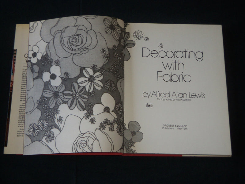 1974 DECORATING WITH FABRIC BY ALFRED ALLAN LEWIS - SIGNED BY AUTHOR - D 330