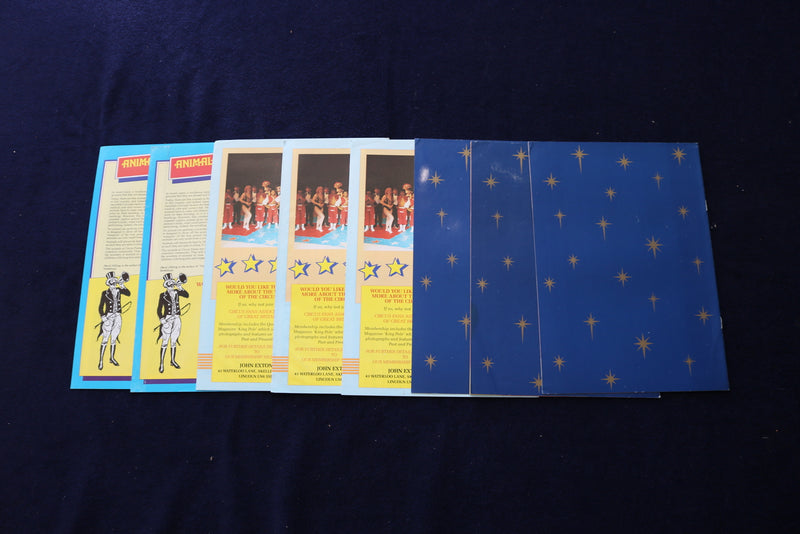 1987-1990 TONY HOPKINS CIRCUS FIESTA PROGRAMS - LOT OF 8 - O 3527