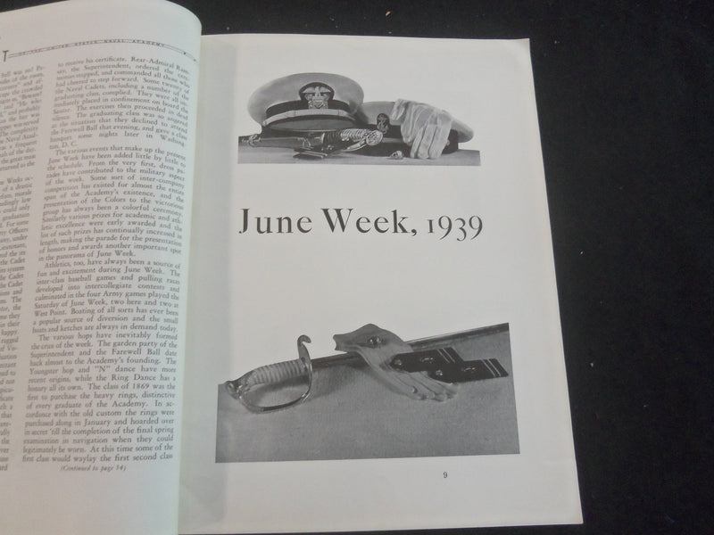 1939 JUNE TRIDENT MAGAZINE - UNITED STATES NAVAL ACADEMY - B 5530X